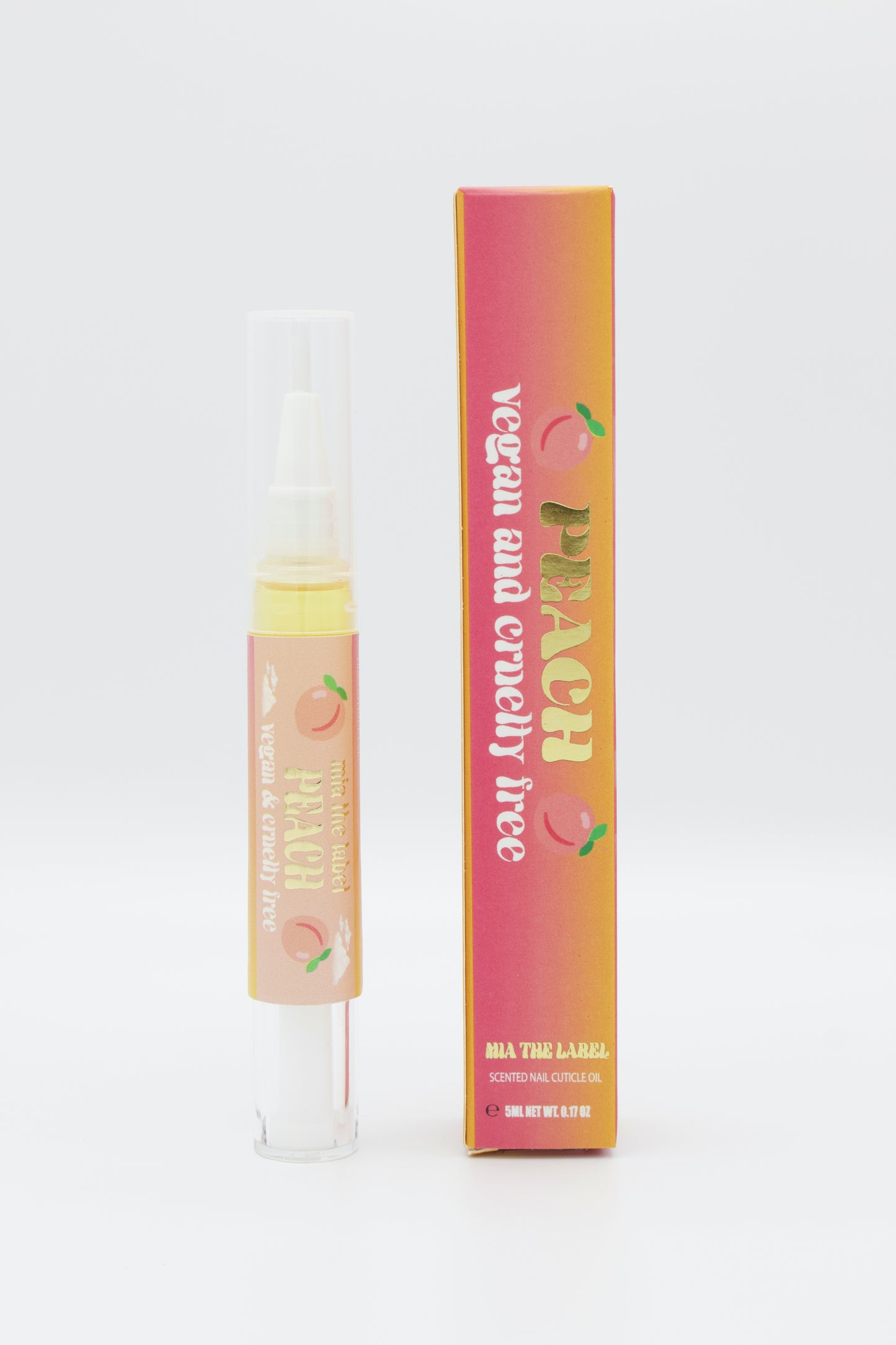 5ml Peach Cuticle Oil